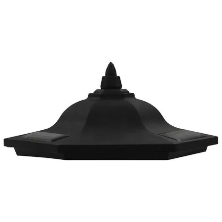  Lămpi solare de exterior cu LED, 3 buc, negru