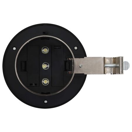 Lămpi solare de exterior cu LED, 6 buc., alb, 12 cm, rotund