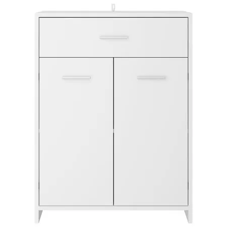  Set mobilier de baie, 4 piese, alb