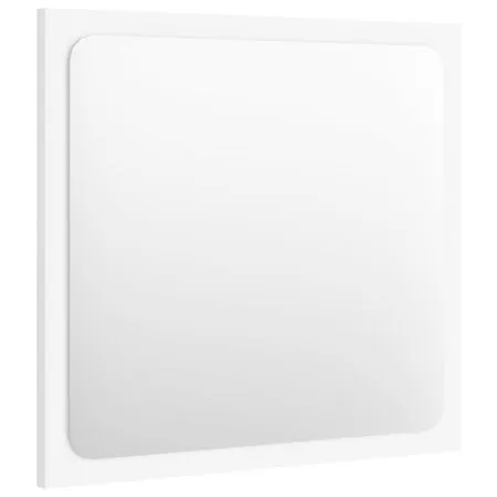  Set mobilier de baie, alb, lemn prelucrat