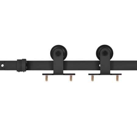 Ușă glisantă cu set feronerie, 102x205 cm, sticlă ESG/aluminiu