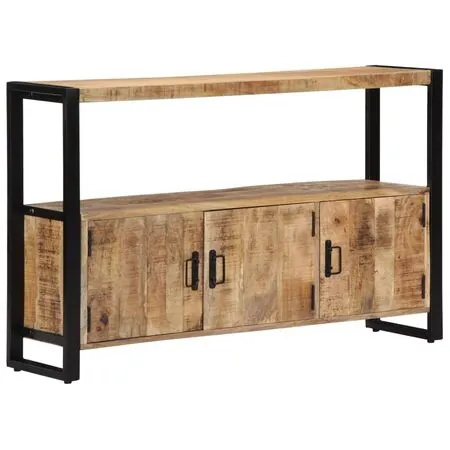 Dulap lateral, 120 x 30 x 75 cm, lemn masiv de mango