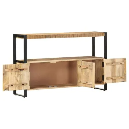  Dulap lateral, 120 x 30 x 75 cm, lemn masiv de mango