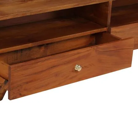  Comodă TV, 140 x 30 x 40 cm, lemn masiv reciclat