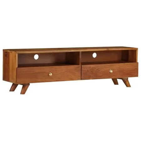  Comodă TV, 140 x 30 x 40 cm, lemn masiv reciclat