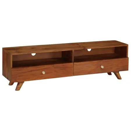  Comodă TV, 140 x 30 x 40 cm, lemn masiv reciclat