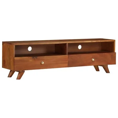  Comodă TV, 140 x 30 x 40 cm, lemn masiv reciclat