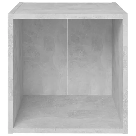  Comode TV, 4 buc., gri beton, 37x35x37 cm, PAL 