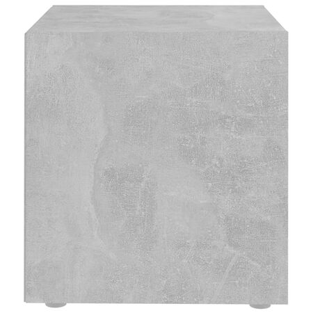  Comode TV, 4 buc., gri beton, 37x35x37 cm, PAL 