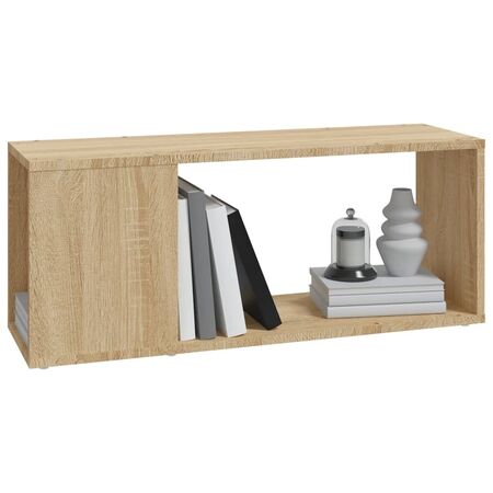  Comodă TV, stejar sonoma, 80x24x32 cm, PAL
