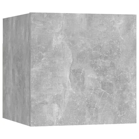  Set de dulapuri TV, 5 piese, gri beton, lemn prelucrat