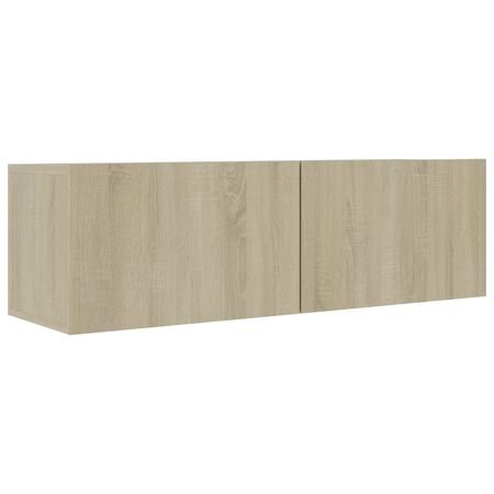  Set de dulapuri TV, 4 piese, stejar sonoma, lemn prelucrat