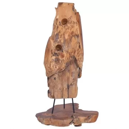  Suport 8 sticle de vin, 40 x 30 x 80 cm, lemn masiv de tec