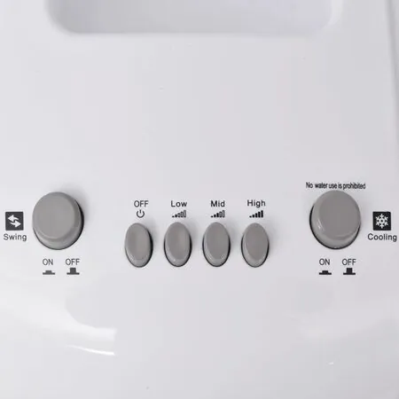  Răcitor de aer portabil, 80 W, 4 L, 25x26x56 cm