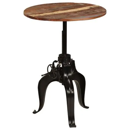  Masă de bar, 75 x (76-110) cm, lemn masiv reciclat
