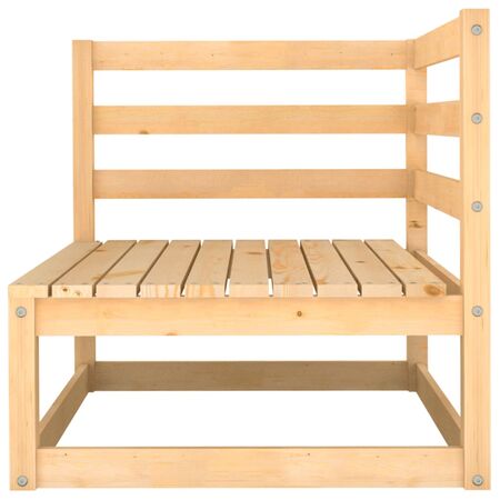  Set mobilier de grădină cu perne, 2 piese, lemn masiv de pin