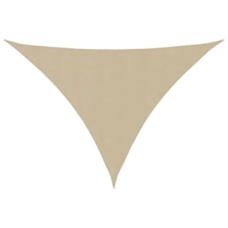  Parasolar, bej, 3x4x5m, țesătură oxford, triunghiular