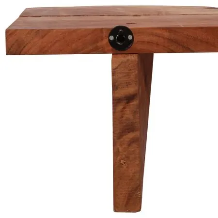  Rafturi de perete, 2 buc., 90x20x18 cm, lemn masiv de acacia