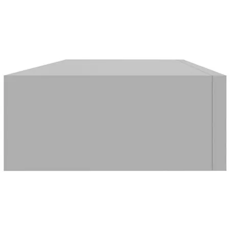  Dulap de perete cu sertar, gri, 60x23,5x10 cm, MDF