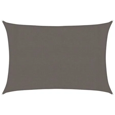  Pânză parasolar, antracit, 3 x 5 m, HDPE, 160 g/m²