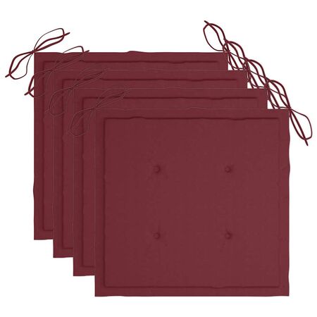  Set mobilier de exterior pliabil, cu perne, 5 piese, bambus