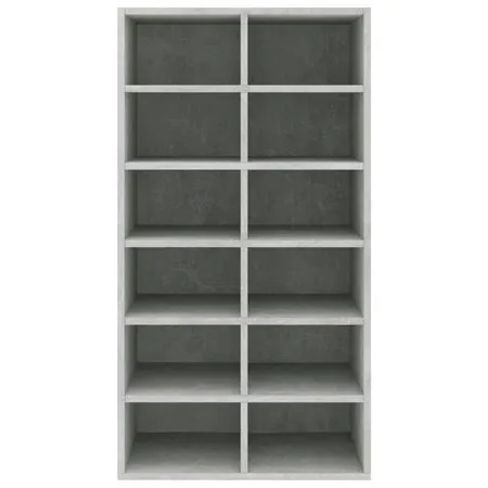  Pantofar, gri beton, 54x34x100,5 cm, lemn compozit