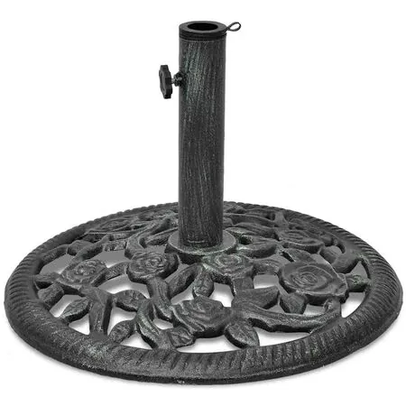  Bază pentru umbrelă din fontă, 12 kg, 48 cm