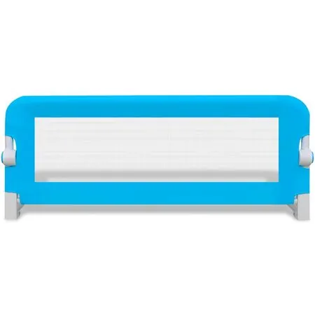  Balustradă de siguranță pentru pat copil, albastru, 102x42 cm
