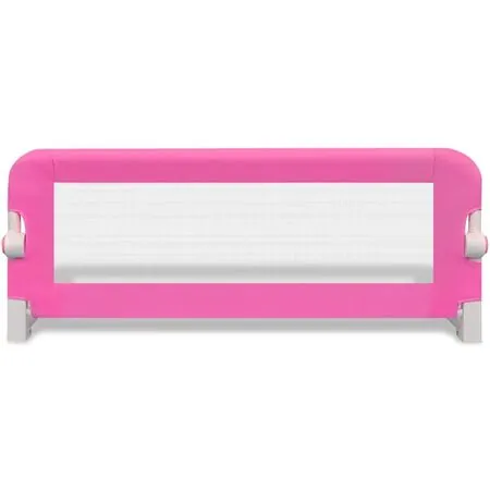  Balustradă de siguranță pentru pat de copil, roz, 102x42 cm