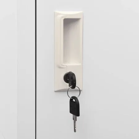  Dulap vestiar cu 3 compartimente, 38x45x180 cm  