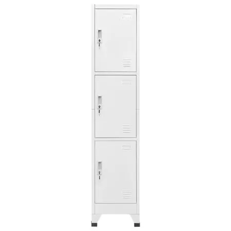  Dulap vestiar cu 3 compartimente, 38x45x180 cm  