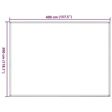  Covor pentru cort, antracit, 300 x 400 cm