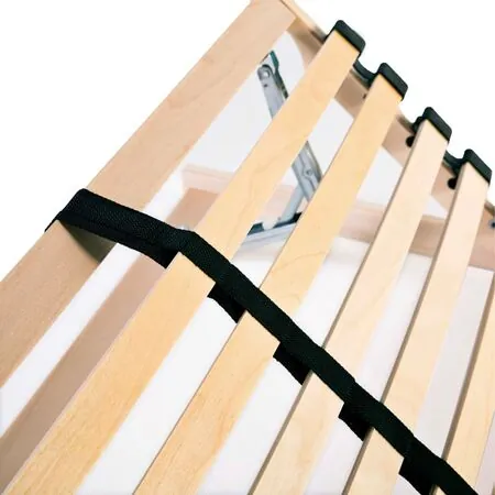  Bază de pat cu șipci, 28 șipci, 7 zone, 80 x 200 cm