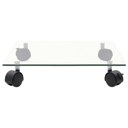  Suport cu role de plante, 2 buc, 35x35 cm, sticlă securizată