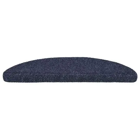  Covorașe autocolante de scări, 15 buc, 56x17x3 cm, albastru