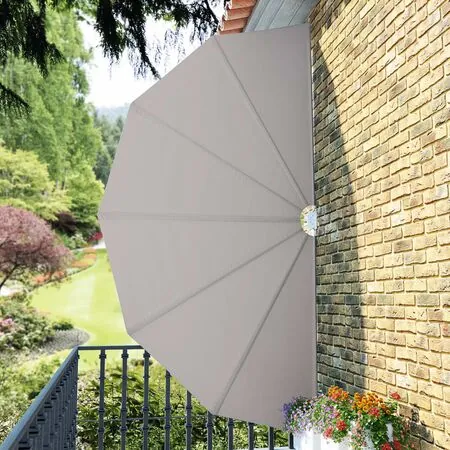  Copertină laterală pliabilă de terasă, crem, 200 cm