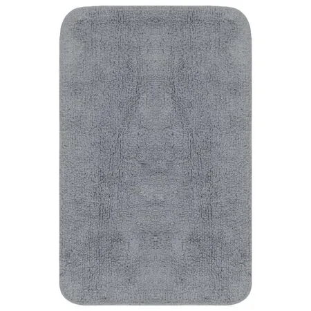  Set covorașe baie, 2 buc., gri, textil