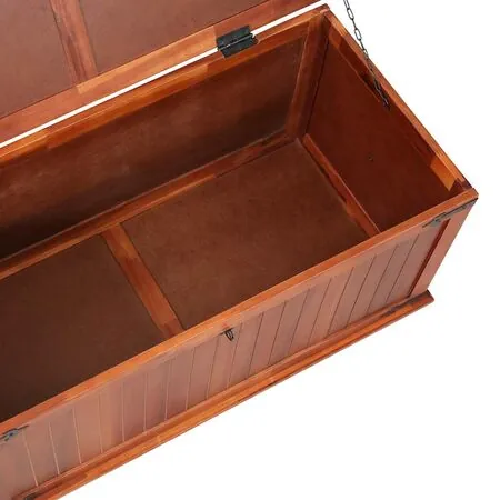  Cufăr de depozitare, 79x34x32 cm, lemn masiv de acacia