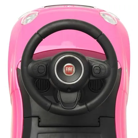  Mașinuță fără pedale Fiat 500, roz
