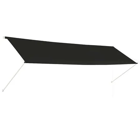 Copertină retractabilă, antracit, 400 x 150 cm