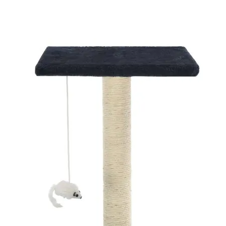  Ansamblu pisici, stâlpi din funie sisal, 95 cm Albastru închis