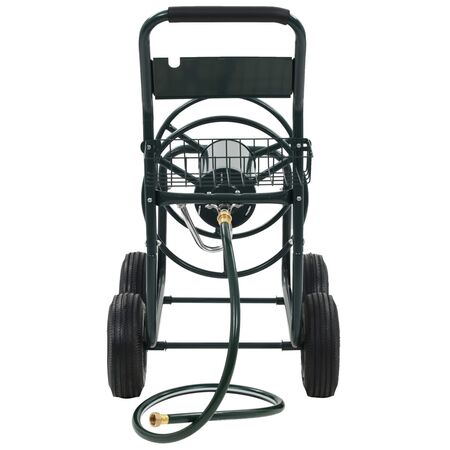  Cărucior pentru furtun de grădină cu racord 1/2", 75 m, oțel  