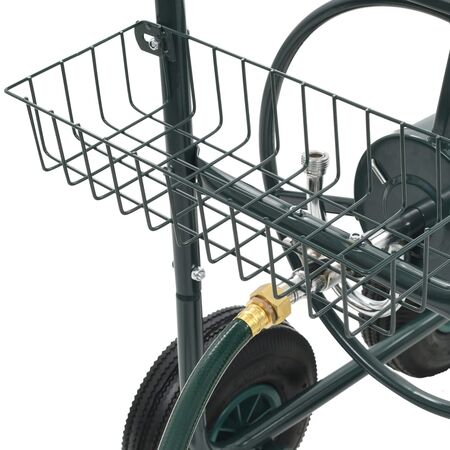 Cărucior pentru furtun de grădină cu racord 1/2", 75 m, oțel  