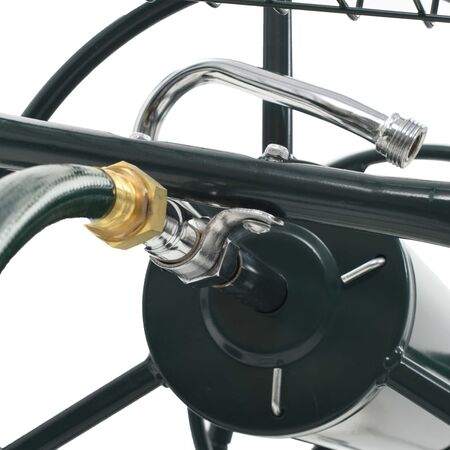  Cărucior pentru furtun de grădină cu racord 1/2", 75 m, oțel  