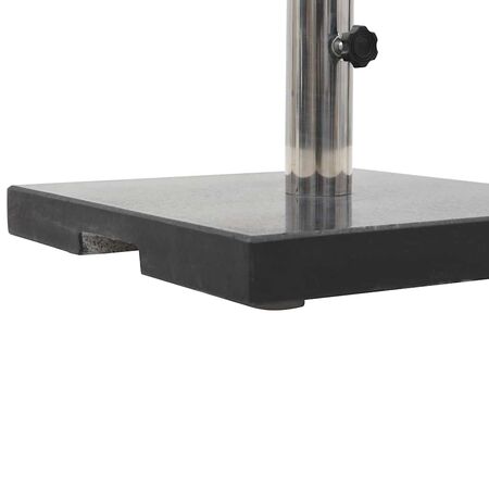  Suport umbrelă de soare, negru, granit, 20 kg, pătrat