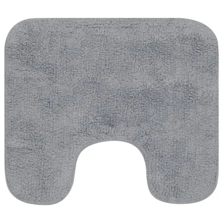  Set covorașe baie, 2 buc., gri, textil