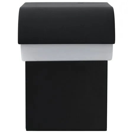  Lampă de perete cu LED de exterior, negru, 9 W, oval 