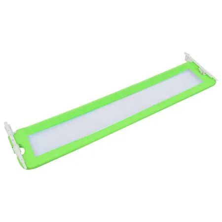  Balustradă de protecție pat copii, verde, 180x42 cm, poliester