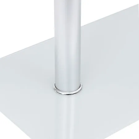  Masă laterală formă U transparent 45x30x58 cm sticlă securizată