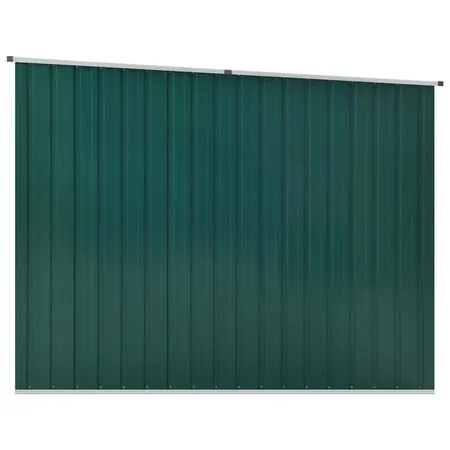  Șopron de grădină, verde, 195 x 198 x 159 cm, oțel galvanizat